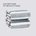 2/4/6 Pcs Soft Bath Towel Set, Absorbent Quick-Drying, Soft Bath & Hand Towels, Essential for Family Bathroom & Home Daily Use