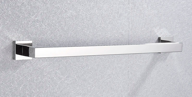 Bathroom Hardware Set Chrome Robe Hook Towel Rail Bar Rack Bar Shelf Tissue Paper Holder Toothbrush Holder Bathroom Accessories
