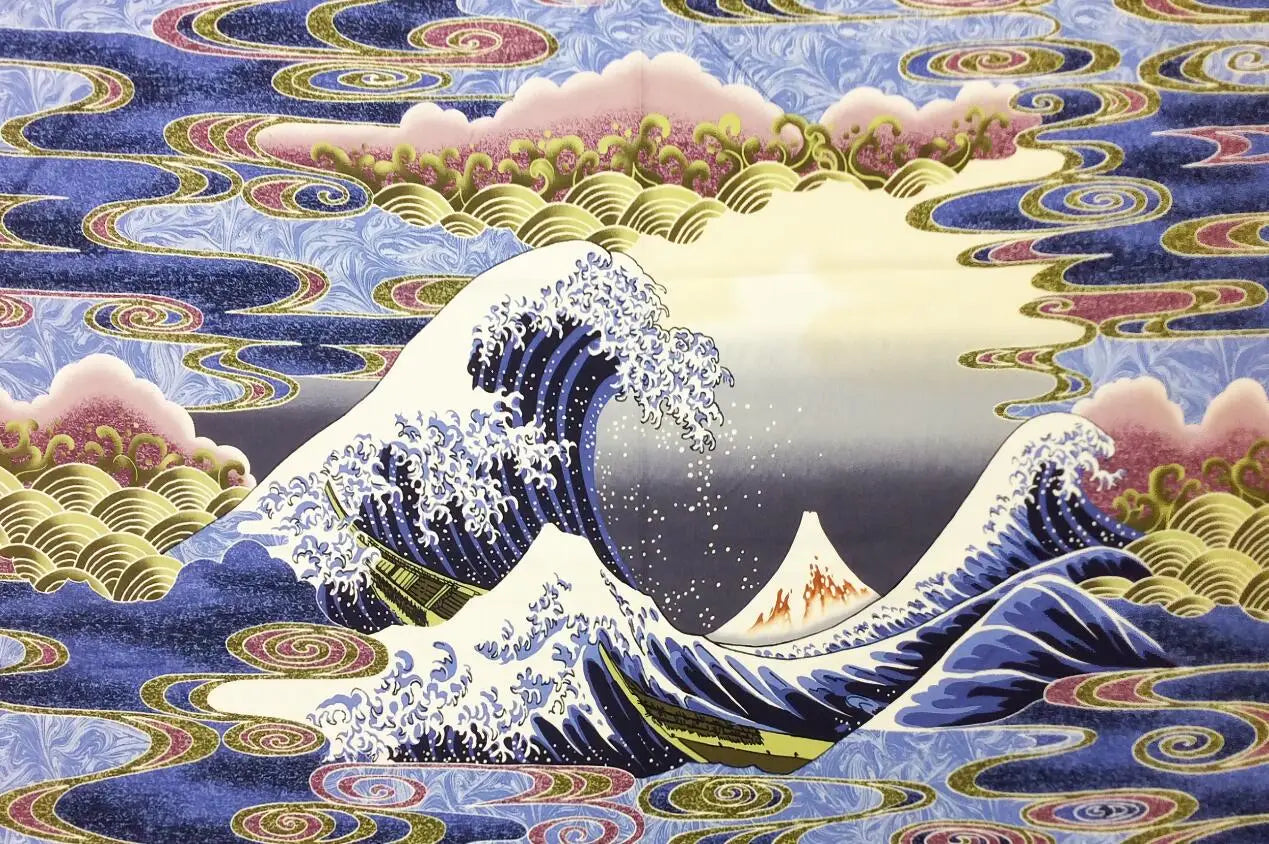 Great Wave Of Kanagawa Japan Vintage Canvas Art Poster And Prints Wall Painting No Frame Home Decor Picture For Living Room