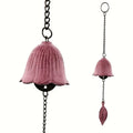 Creative Japanese Cast Iron Wind Chime Hanging Decoration Metal Retro Hanging Leaf Bell Balcony Outdoor Garden Hanging Decorate