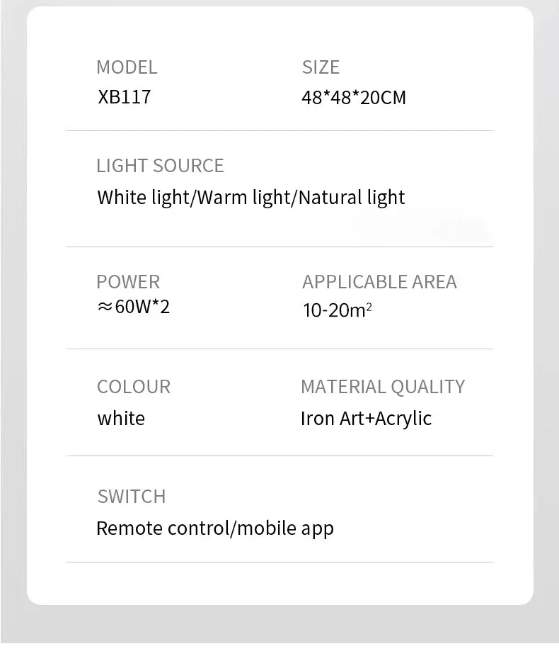 LED Modern Ceiling Fan Light, 360 ° Rotation Function, with Light, Remote Unlimited Adjustment, Bedroom Decorative Lighting