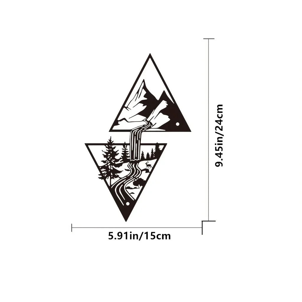 Unique Viking Rune Metal Wall Hanging Ideal For Home Decor Gift Bringing Mythological Inspiration To Your Personal Space