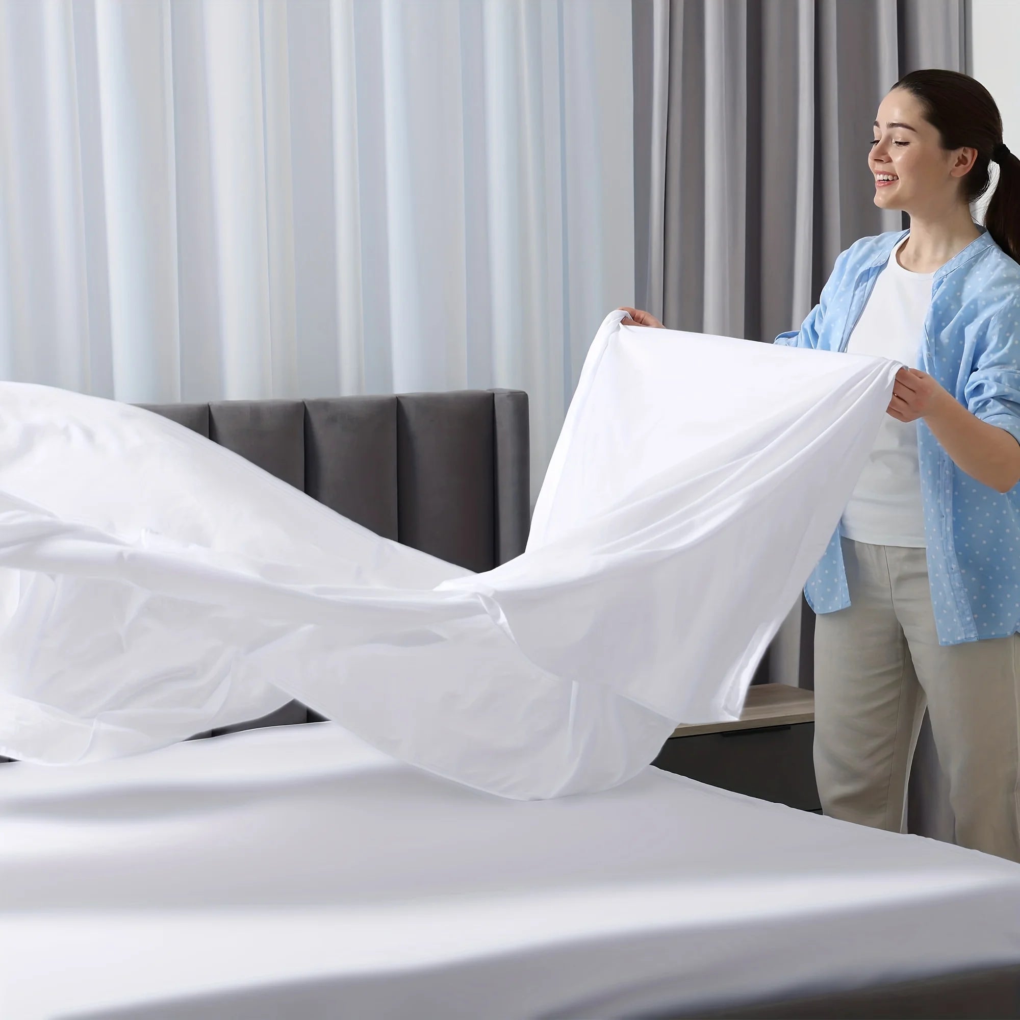Luxury Bed Sheets - Elegant Wrinkle-Free 1500 Thread Count, Multi-Color Options
