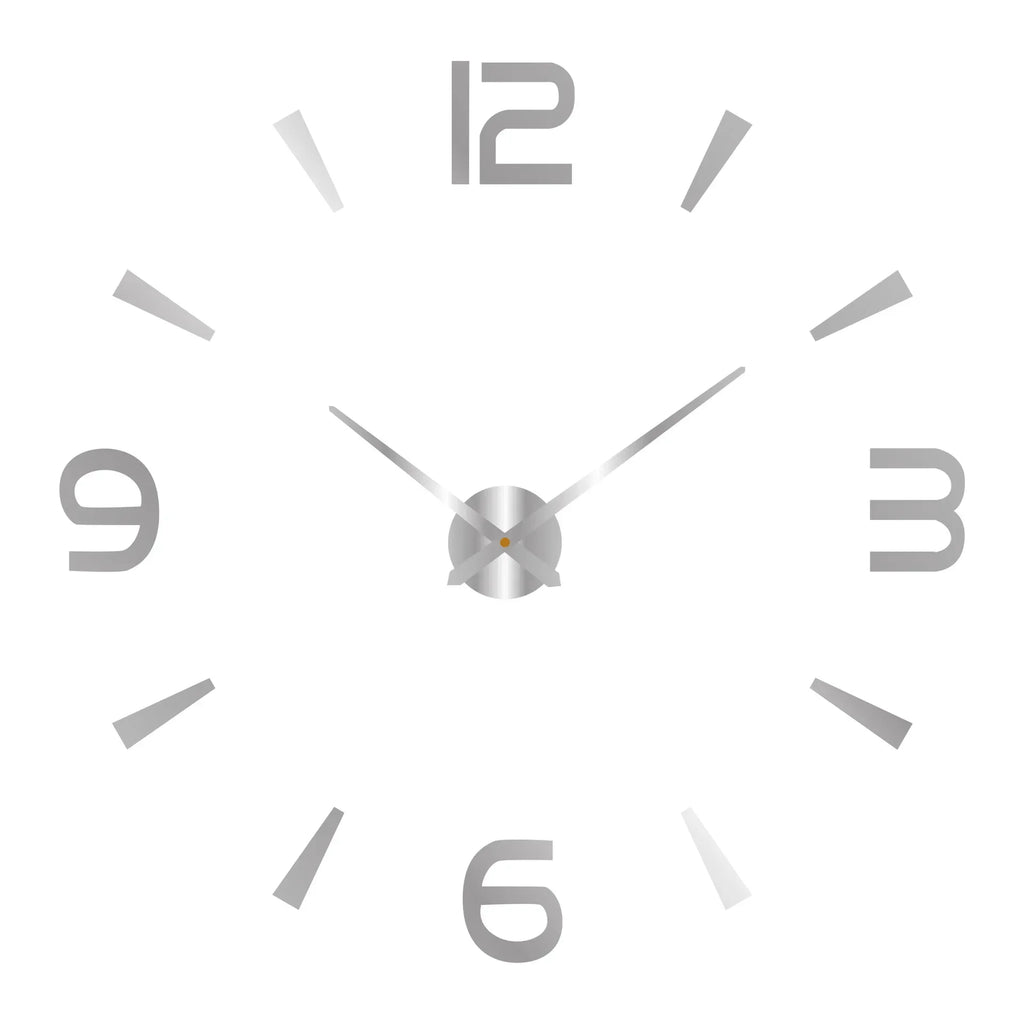 Large 3D Wall Clock Luminous Classic Wall Clocks DIY Digital Clock Wall Watches Stickers Silent Clock for Home Living Room Table
