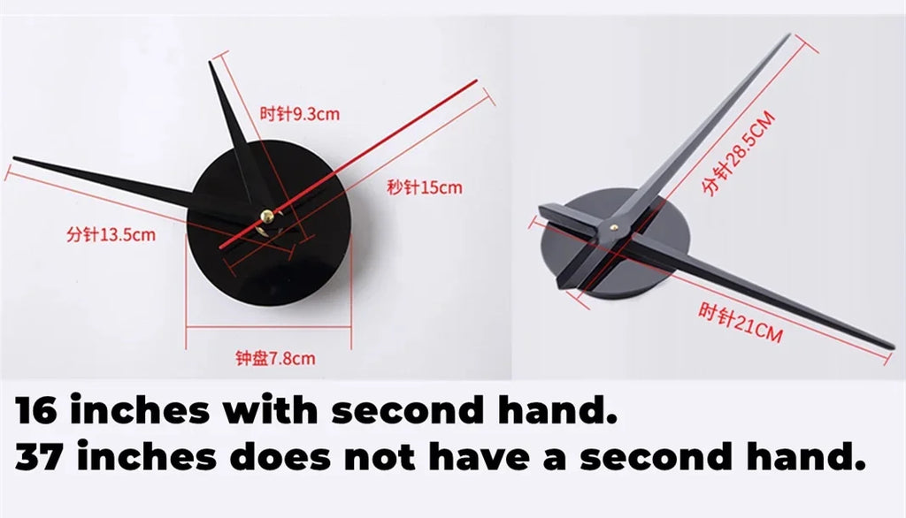 Large 3D Wall Clock Luminous Classic Wall Clocks DIY Digital Clock Wall Watches Stickers Silent Clock for Home Living Room Table