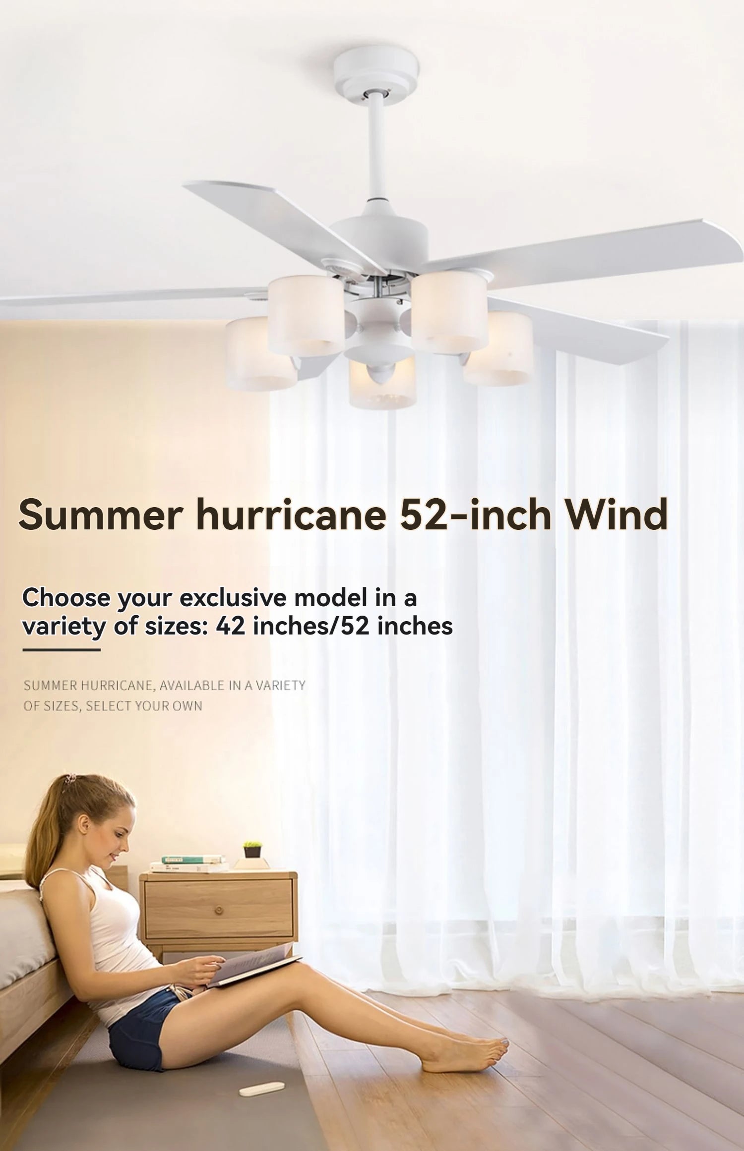 Modern Minimalist Ceiling Fans With Led Lights For Living Dining Room Bedroom Indoor Remote Control 5-blade Fan Pendant Light