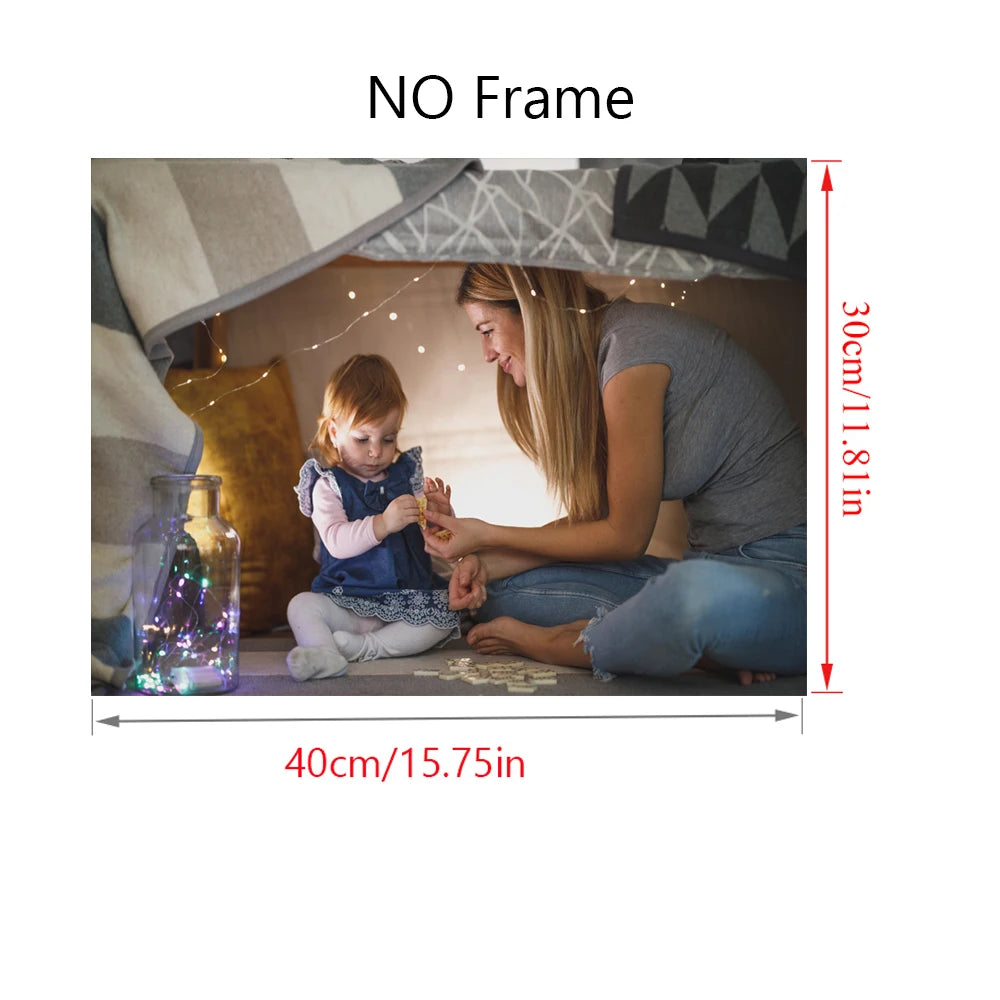 Custom Personal Photos With Frames Canvas Paintings Custom Posters Birthday Gifts Art Photos Pets Wedding Photos Business Logo
