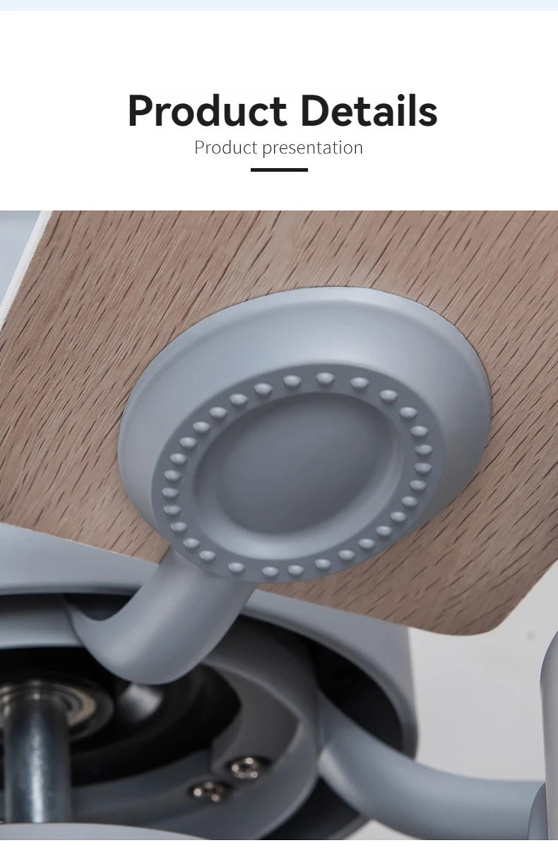 Modern Minimalist Ceiling Fans With Led Lights For Living Dining Room Bedroom Indoor Remote Control 5-blade Fan Pendant Light