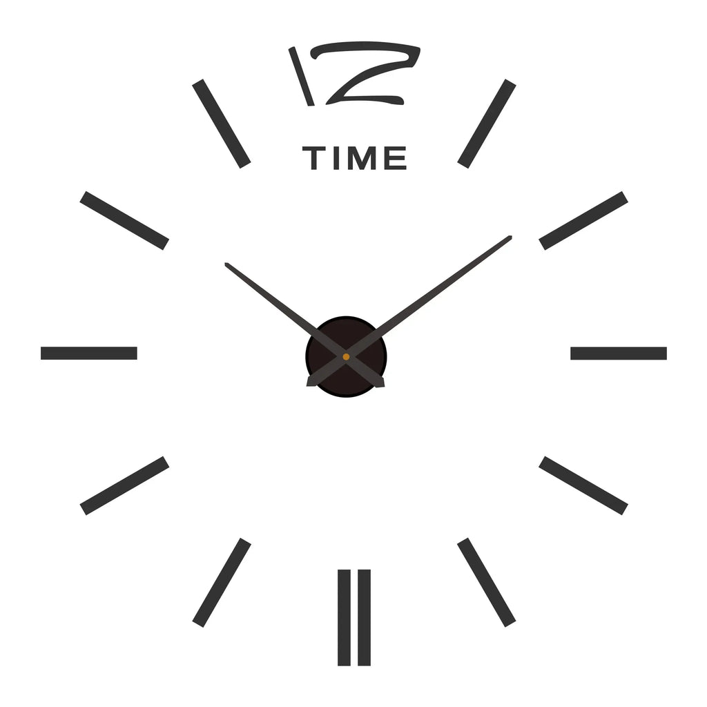 Large 3D Wall Clock Luminous Classic Wall Clocks DIY Digital Clock Wall Watches Stickers Silent Clock for Home Living Room Table