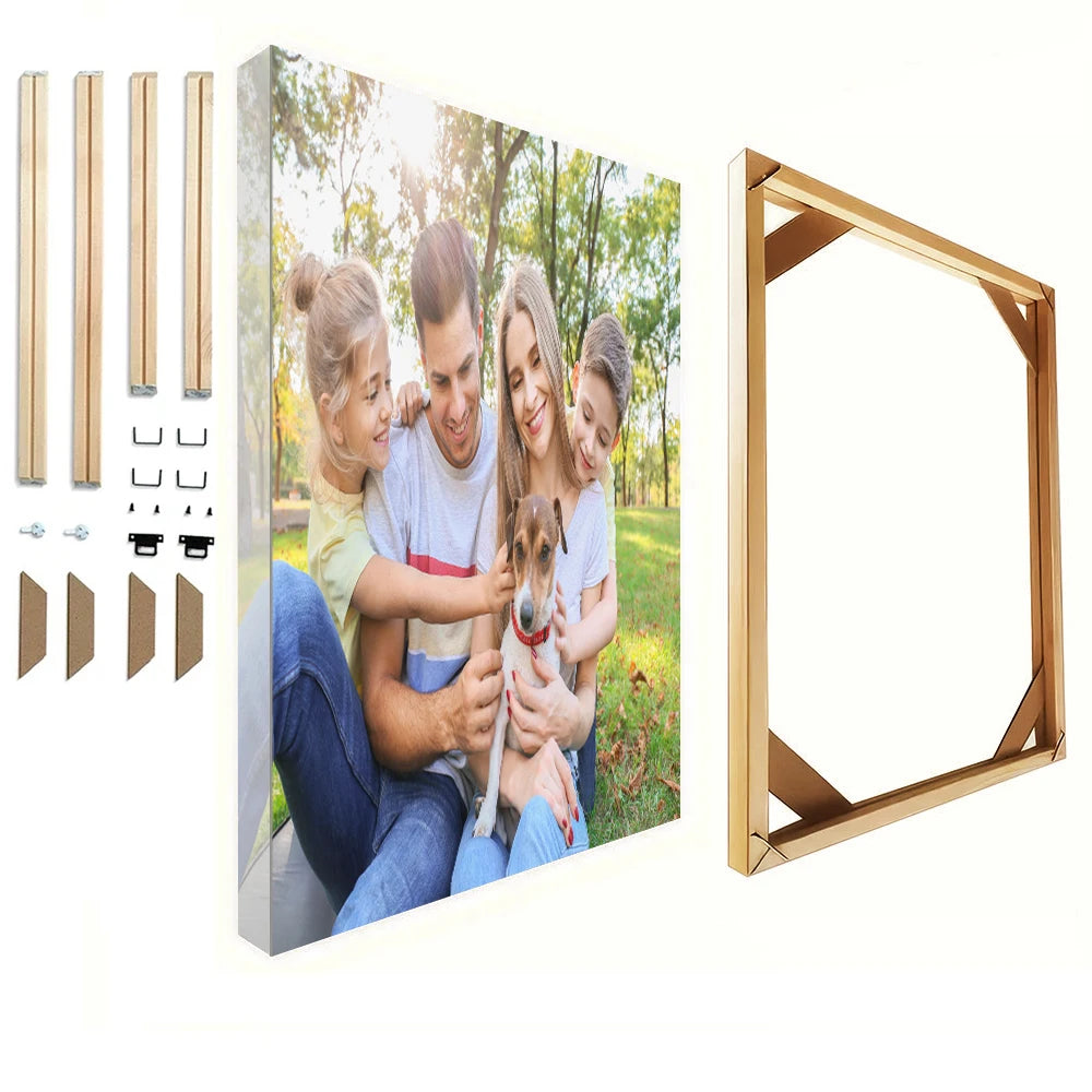 Custom Personal Photos With Frames Canvas Paintings Custom Posters Birthday Gifts Art Photos Pets Wedding Photos Business Logo