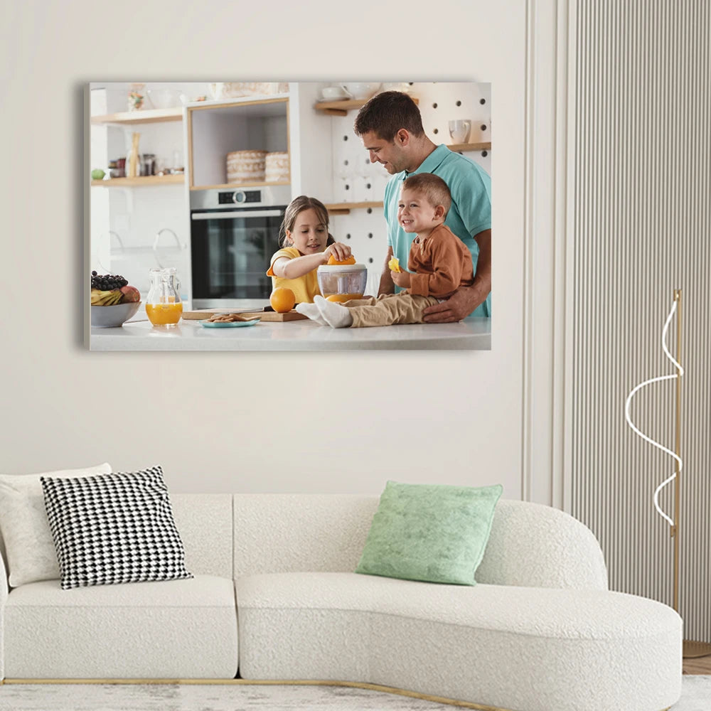 Custom Personal Photos With Frames Canvas Paintings Custom Posters Birthday Gifts Art Photos Pets Wedding Photos Business Logo