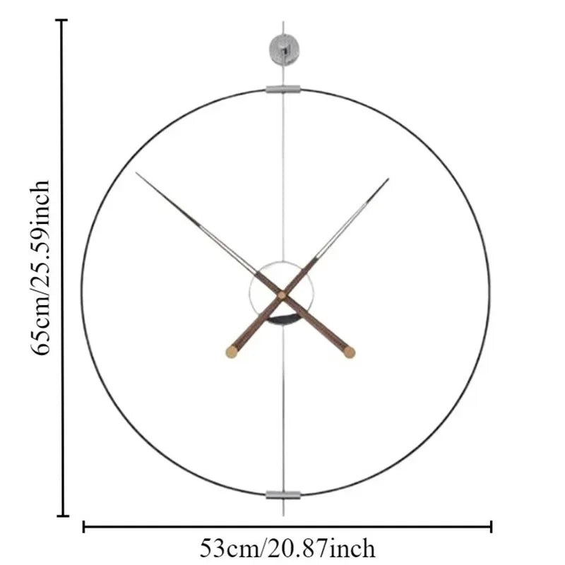 Spain Large  Wall Clocks Nordic Clock Watches Luxury Large Living Room Clocks Design Watch Wall Modern Home Decoration