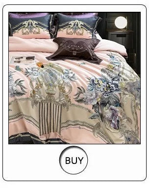 600TC Egyptian Cotton Chic Butterfly Embroidery Bedding Set 100% Cotton Duvet Cover Set Flat/Fitted Bed Sheet Pillowcases 4Pcs