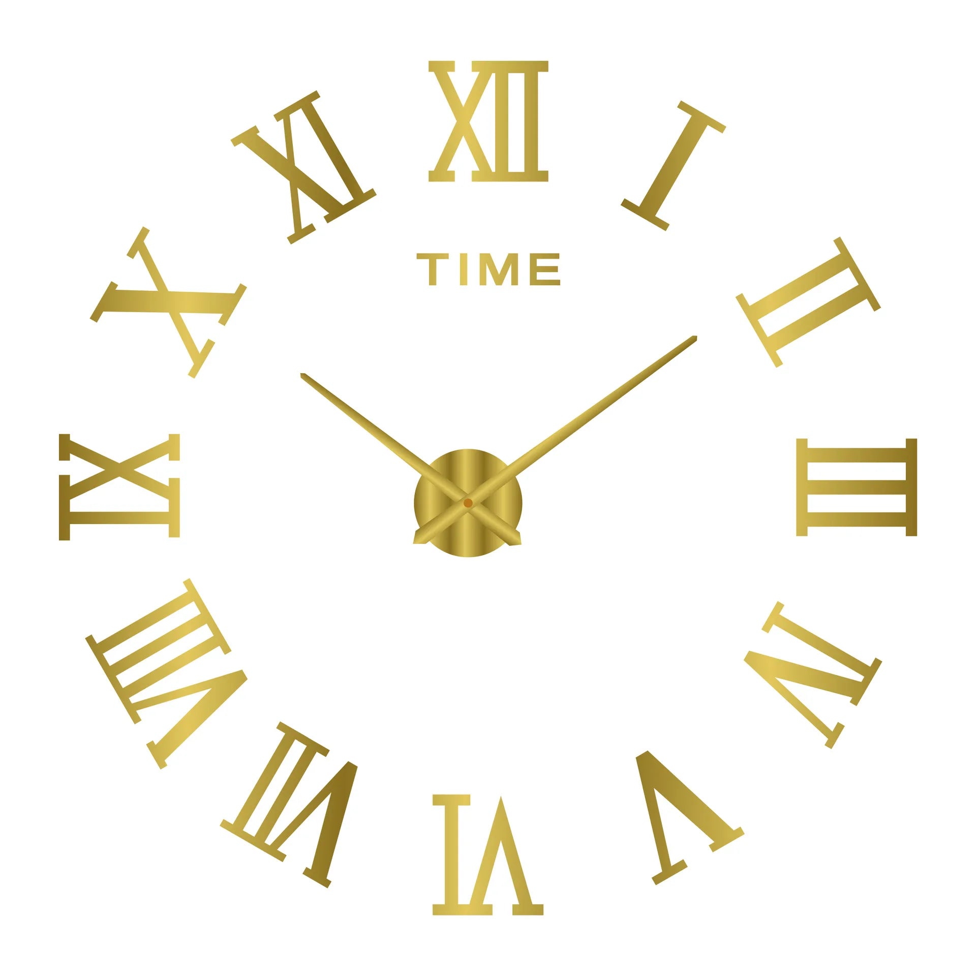 3D Wall Clock Luminous Frameless Wall Clocks DIY Digital Clock Wall Stickers Silent Clock for Home Living Room Office Wall Decor