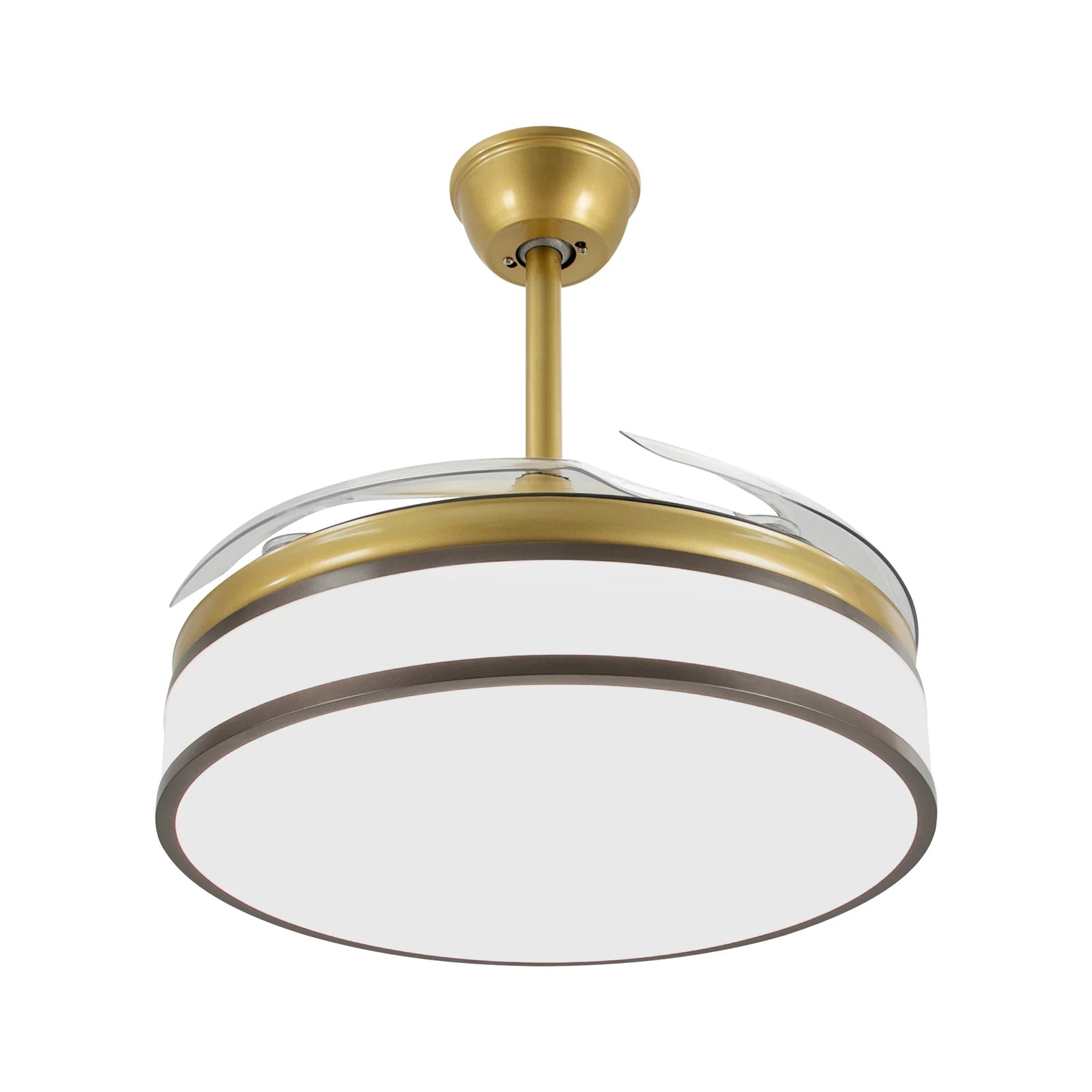 42 Inch Fan Pendant Light，ceiling Fan Light, Ceiling Fan Light with Remote Control, Ceiling Fan Lamp for Bedroom Kitchen