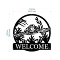 Metal Sea Turtle Ornament Beach Theme Decor Wall Art Decorations Wall Hanging Iron Art, Wall decoration, Wall Sticker