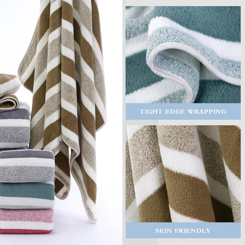 2/4/6 Pcs Soft Bath Towel Set, Absorbent Quick-Drying, Soft Bath & Hand Towels, Essential for Family Bathroom & Home Daily Use
