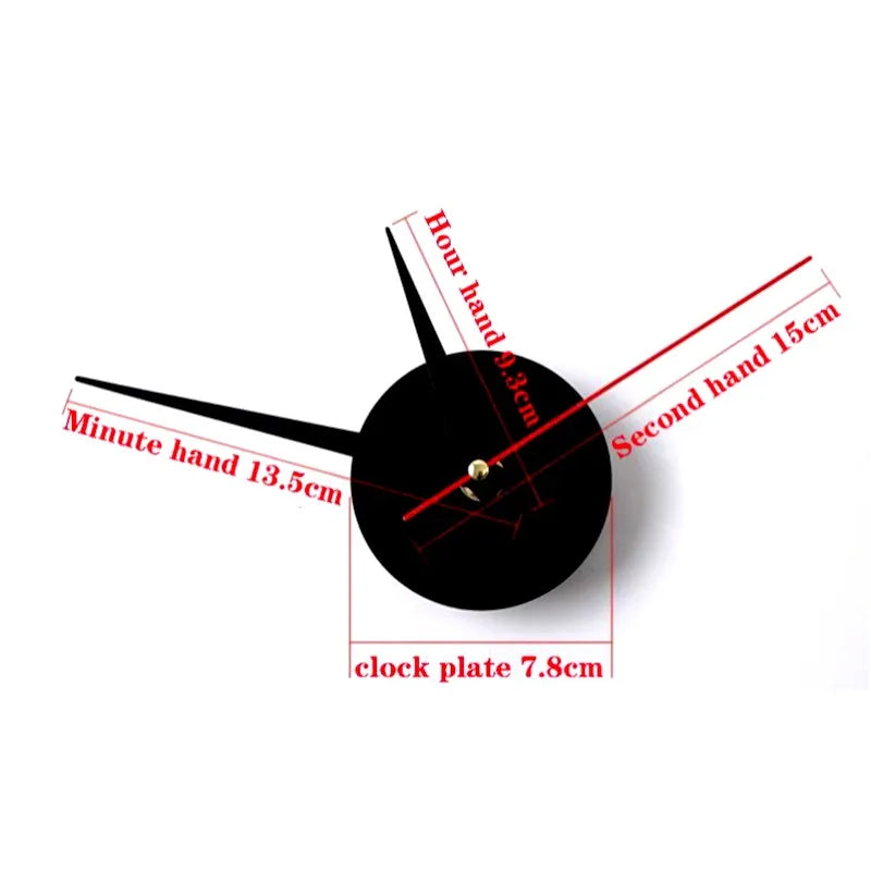 Wall Clock Glow at Night Frameless DIY Stereo Digital Clock for Home Living Room Office Wall Decroation 2024