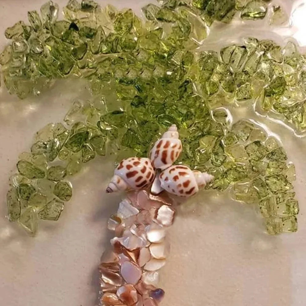 Sea Glass Art Kits Sea Glass Art & Craft Kit Creative Sea Themed Photo Frame Resin Beach Art Kit Gift for Friends