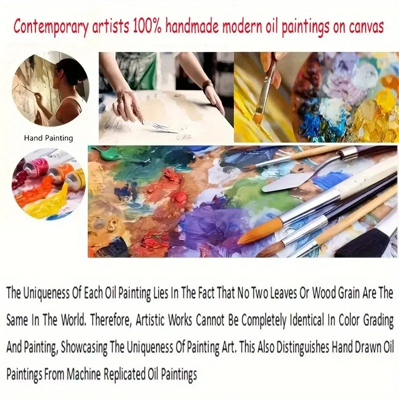 100% hand drawn abstract oil painting on canvas Modern Home Golden Line Wall Art Picture Large mural for living room decor paint