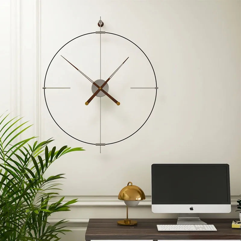 Spain Large  Wall Clocks Nordic Clock Watches Luxury Large Living Room Clocks Design Watch Wall Modern Home Decoration