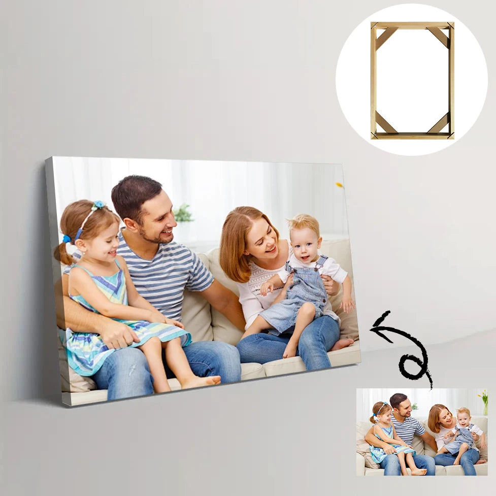 Custom Personal Photos With Frames Canvas Paintings Custom Posters Birthday Gifts Art Photos Pets Wedding Photos Business Logo