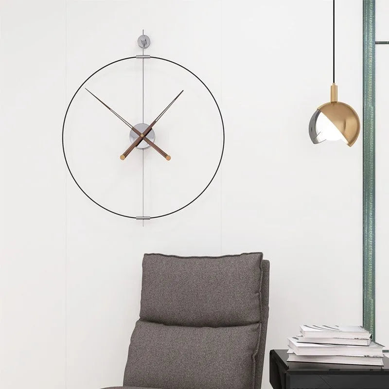 Spain Large  Wall Clocks Nordic Clock Watches Luxury Large Living Room Clocks Design Watch Wall Modern Home Decoration