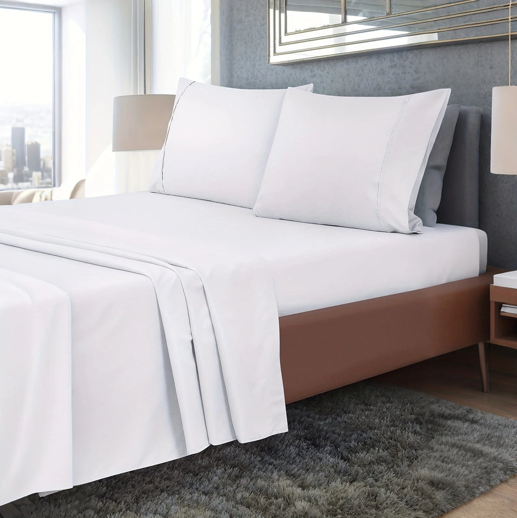 Luxury Bed Sheets - Elegant Wrinkle-Free 1500 Thread Count, Multi-Color Options