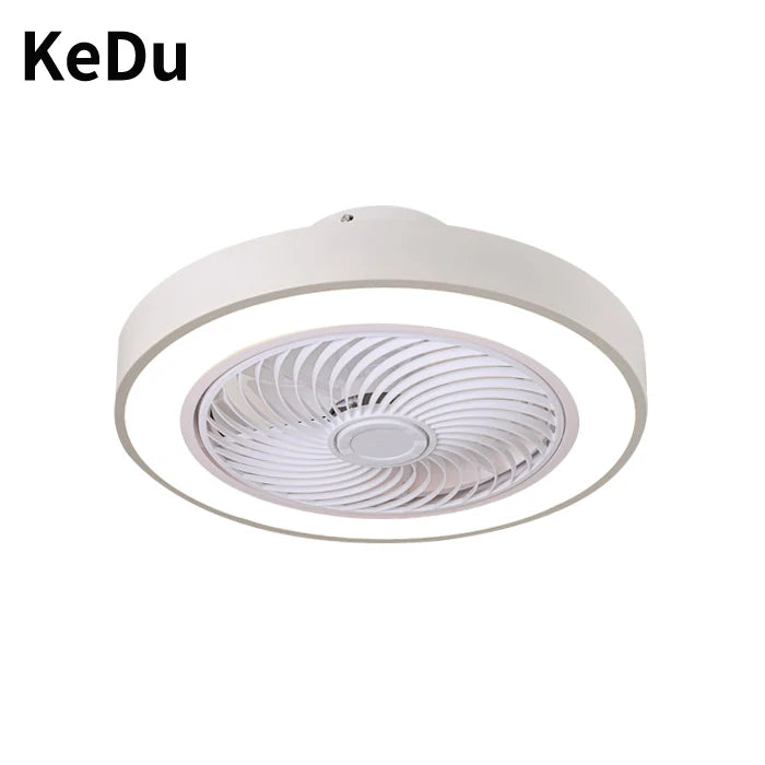 Integrated ceiling fan light, bedroom ceiling fan light, living room dining room ceiling light, modern simple and quiet internet