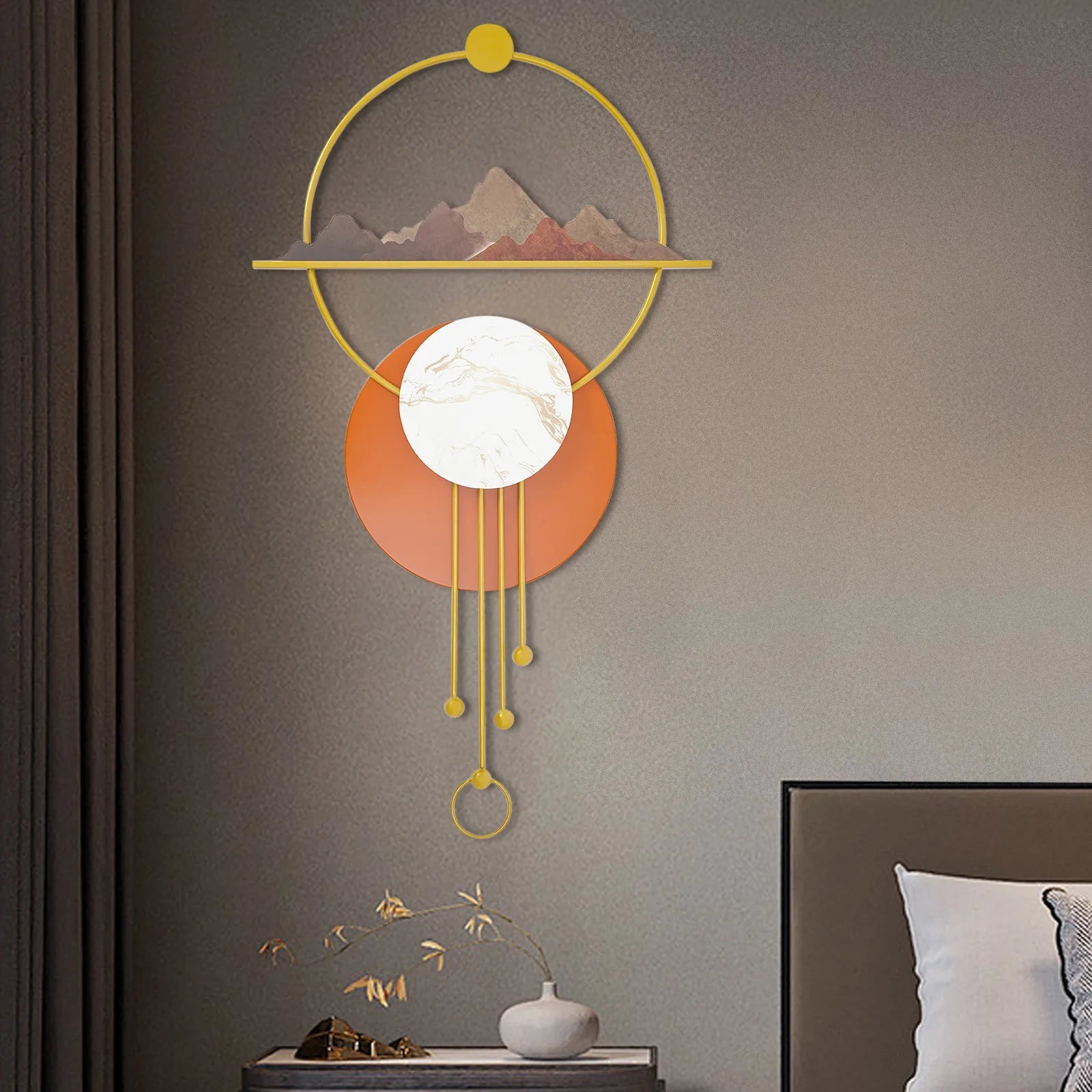 66*119.4cm Iron Wall Decor Hanging Ornaments,Wall Decor, Metal Wall Decor, Metal Wall Art