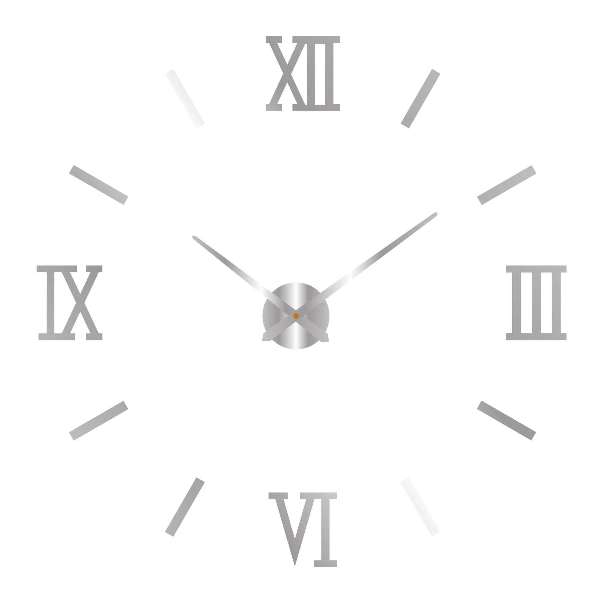 3D Wall Clock Luminous Frameless Wall Clocks DIY Digital Clock Wall Stickers Silent Clock for Home Living Room Office Wall Decor