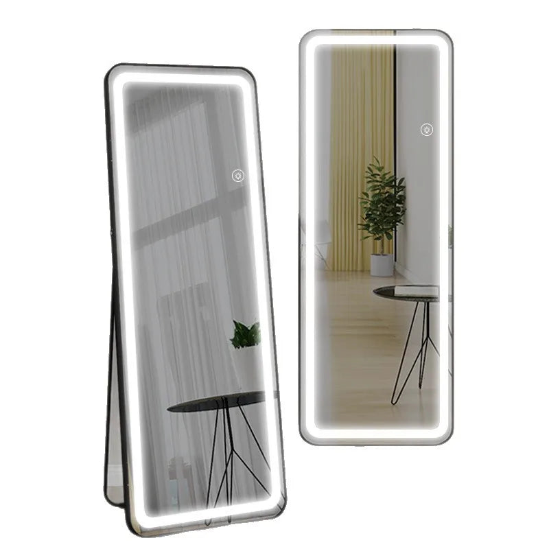 Smart LED with light, full-body , full-length r, fitness, fitting mirror, household
