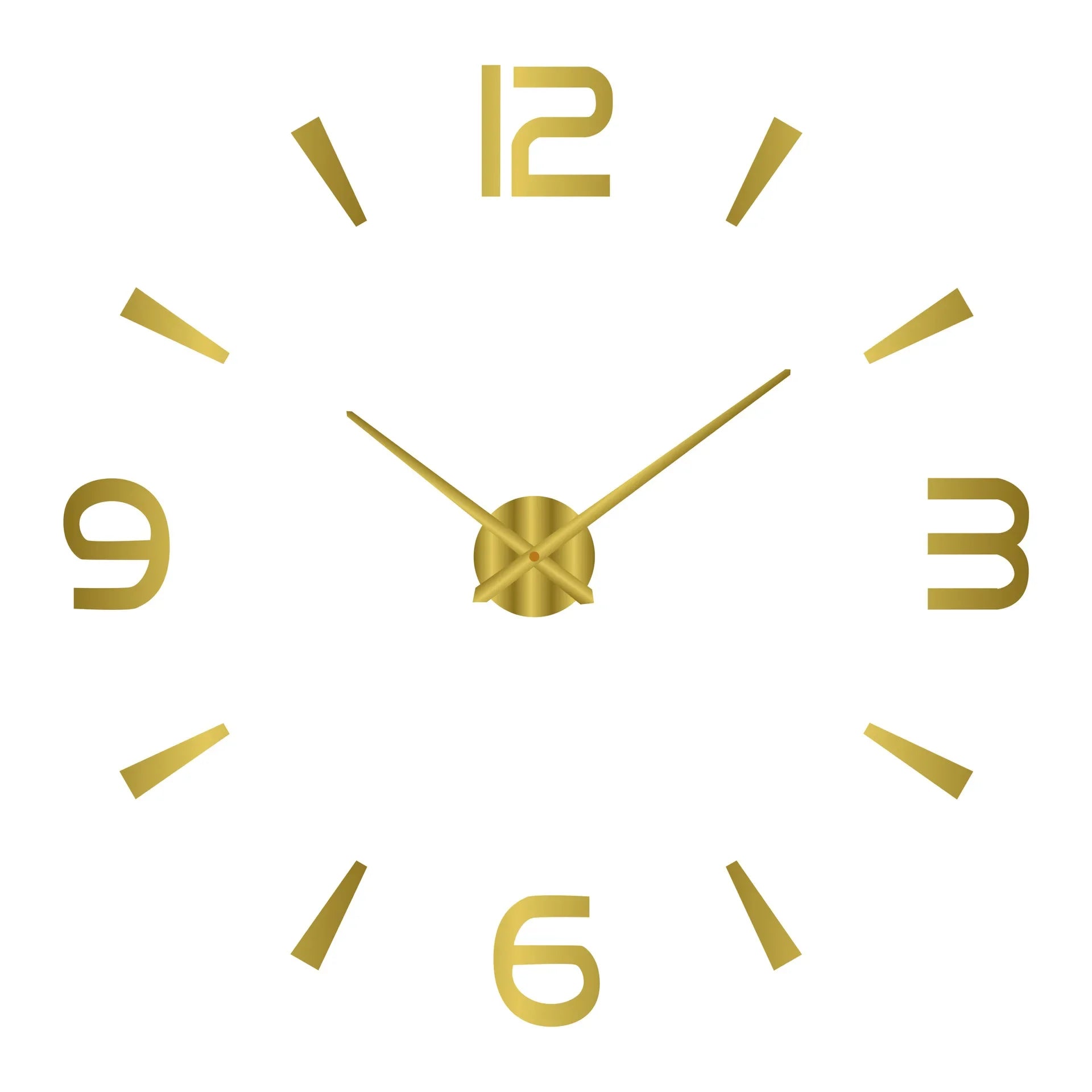 Large 3D Wall Clock Luminous Classic Wall Clocks DIY Digital Clock Wall Watches Stickers Silent Clock for Home Living Room Table