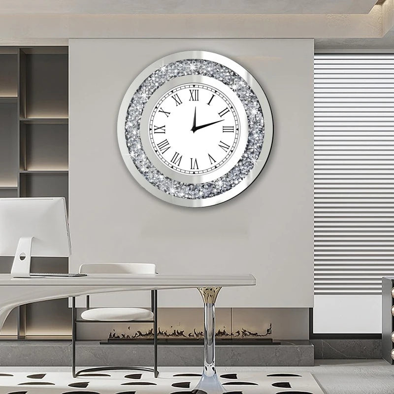 Modern Wall Clocks Minimalist Wall Clock Living Room Luxury Art Elegant Clock Silent Mechanism Watch Home Decoration Accessories