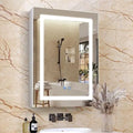 Medicine Cabinets for Bathroom, Medicine Cabinet Mirror, Lighted Medicine Cabinet with LED Lights, Adjustable Shelf, 3-Color