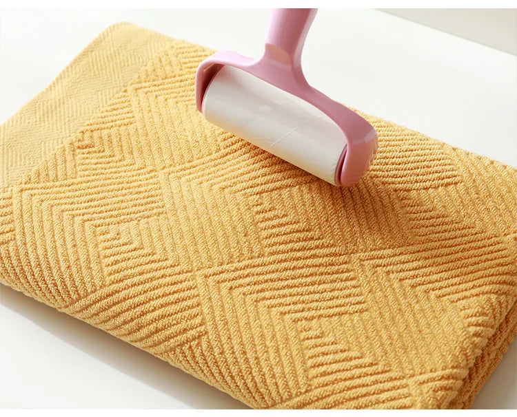 3Pcs/Pack Long-Staple Cotton Bath Towel Face Towel Set Solid Soft Quick-dry Bath Towels Beige Gray Yellow Beach Towel