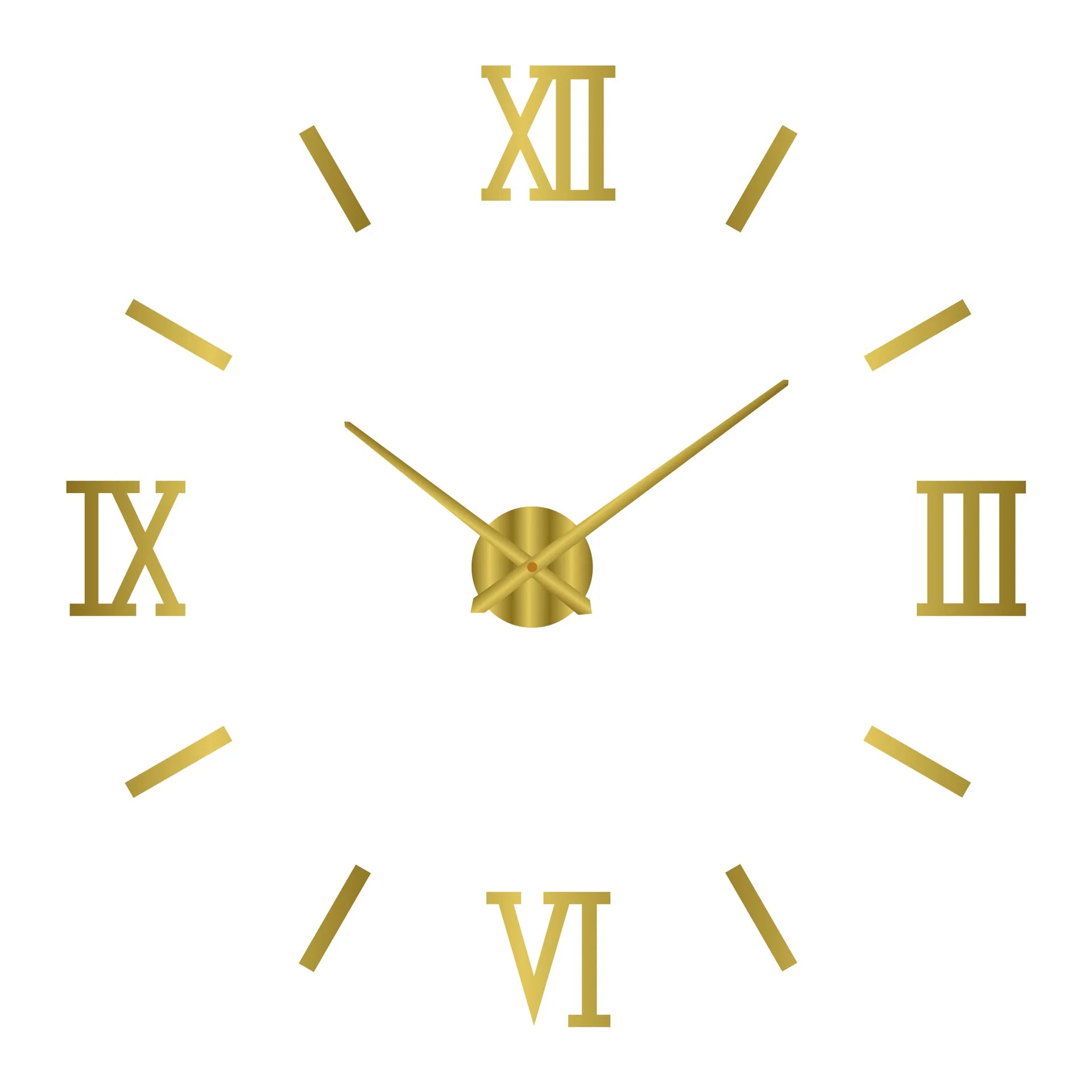 3D Wall Clock Luminous Frameless Wall Clocks DIY Digital Clock Wall Stickers Silent Clock for Home Living Room Office Wall Decor