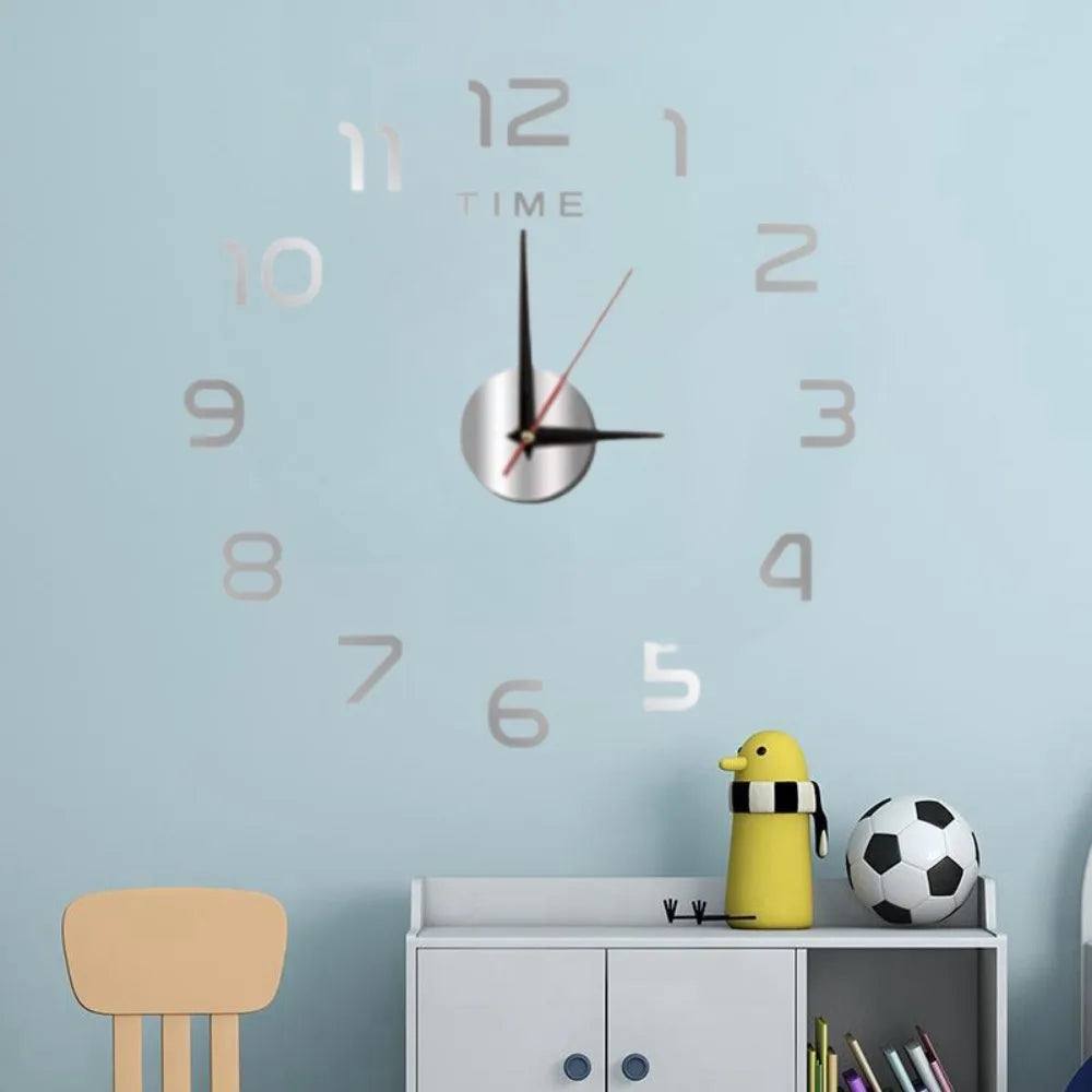 Large 3D Wall Clock Luminous Classic Wall Clocks DIY Digital Clock Wall Watches Stickers Silent Clock for Home Living Room Table