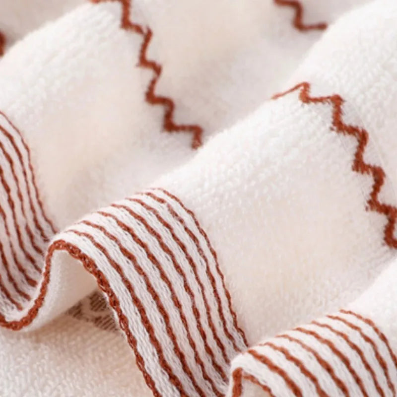 Set of 3 Cotton Bathroom Towels Sets 2pcs Hand Face Towel 35x75cm and 1pcs Big Bath Towels 70X140cm Washcloths Gift Towels 수건 세트