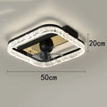 Modern ceiling lamps bedroom folding Ceiling fan ceiling fan with led light and control ceiling lamp for living room lighting