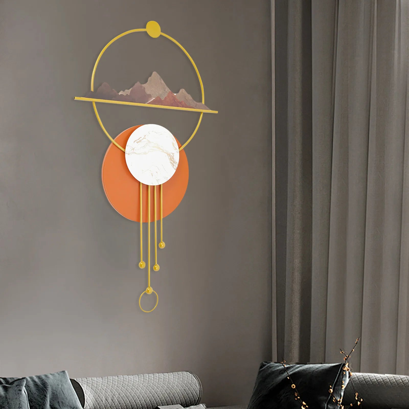 66*119.4cm Iron Wall Decor Hanging Ornaments,Wall Decor, Metal Wall Decor, Metal Wall Art