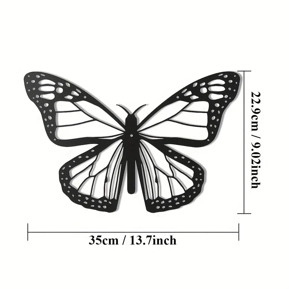 3pcs Butterfly Metal Wall Decor, Dragonfly Hummingbird Butterfly Wall Art Hanging Wall Decor Wall decor metal wall hanging