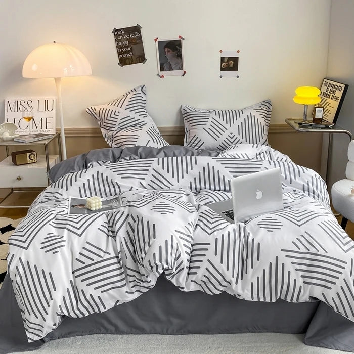 Fall Nordic style Duvet cover 1 PCS Double bed Quilt cover Minimal comforter covers for queen king Twin size bed No Pillowcases