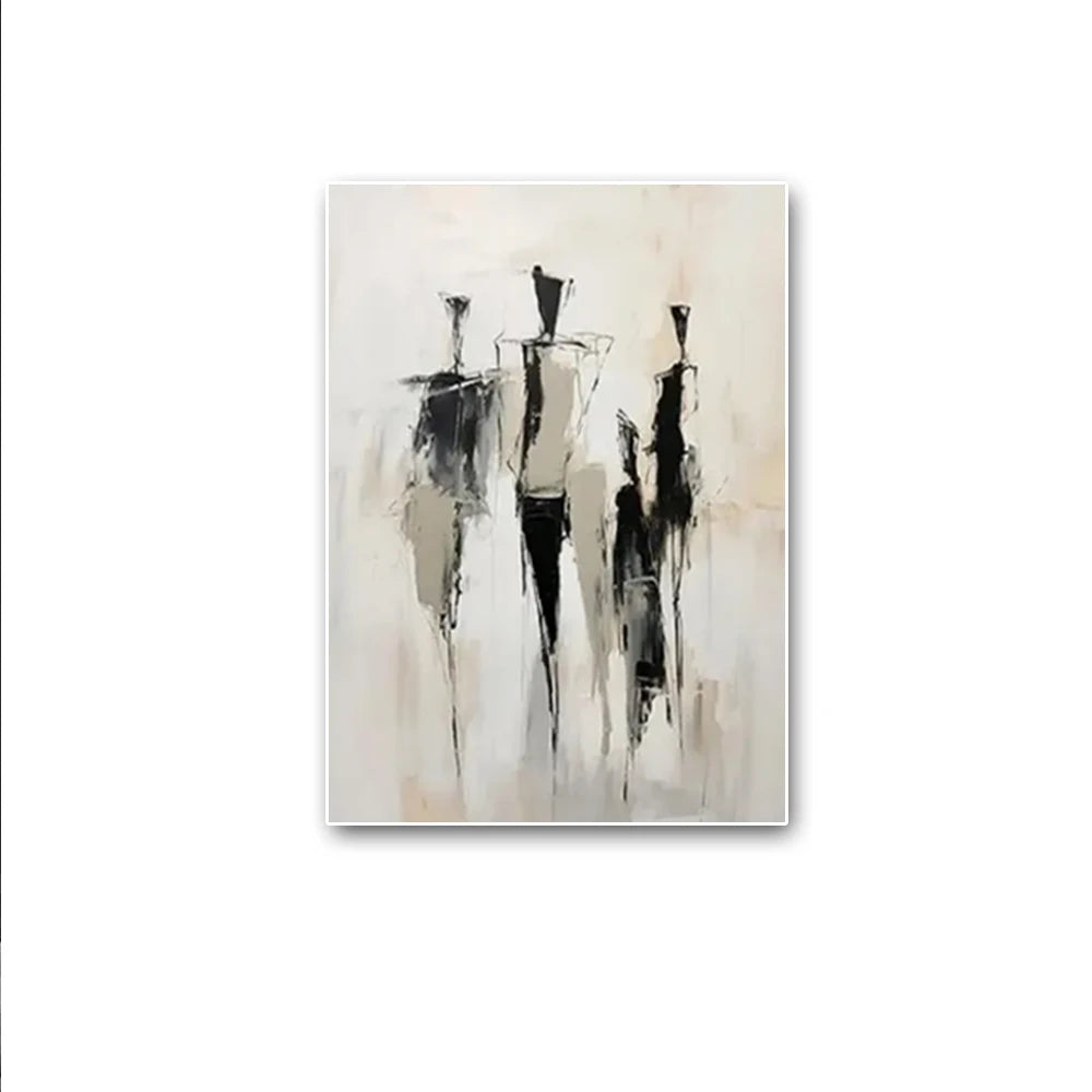 100% hand drawn abstract oil painting on canvas Modern Home Golden Line Wall Art Picture Large mural for living room decor paint