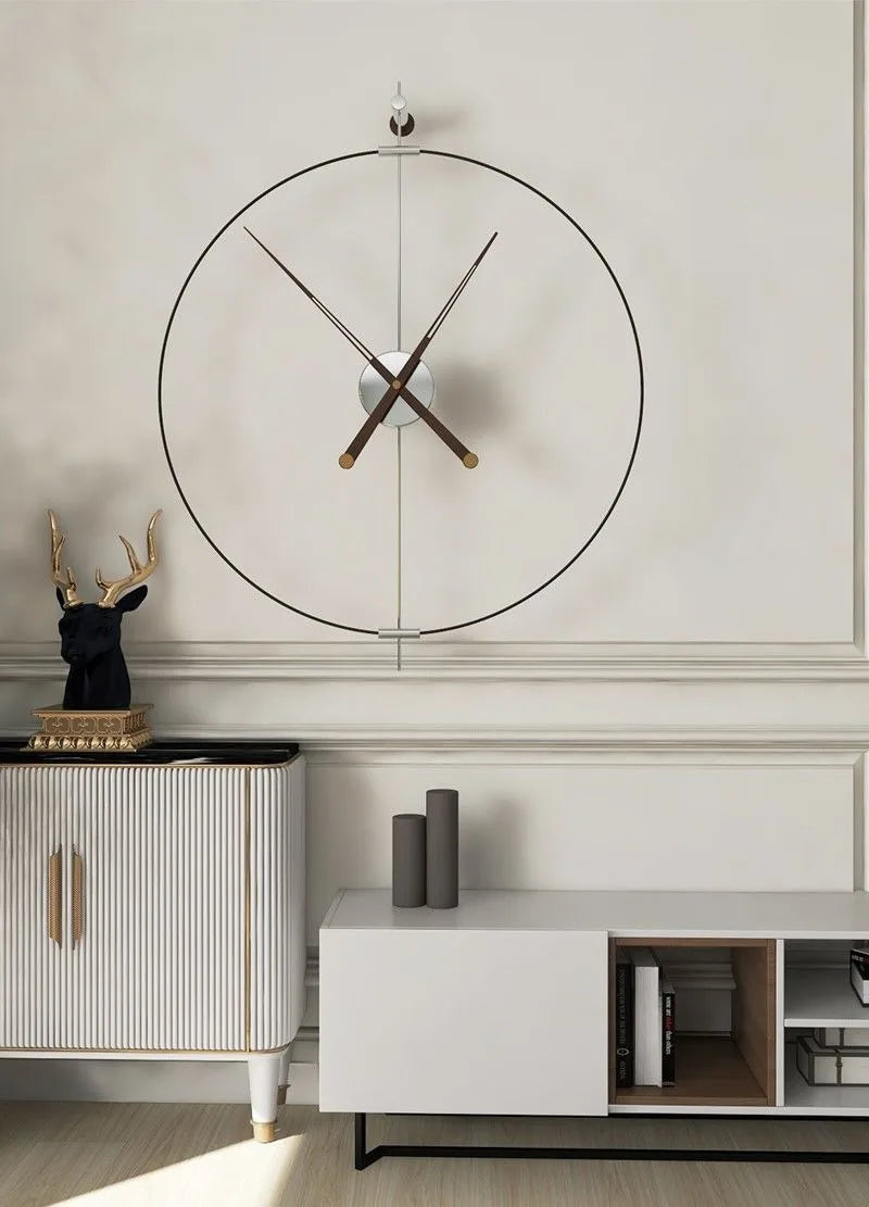 Spain Large  Wall Clocks Nordic Clock Watches Luxury Large Living Room Clocks Design Watch Wall Modern Home Decoration