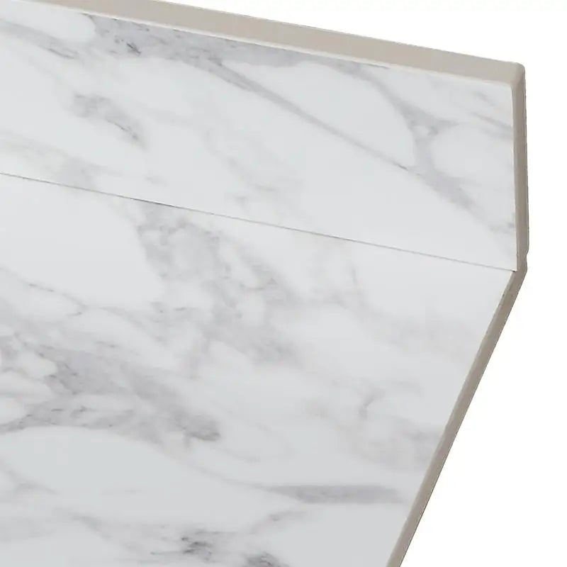 43"x22" Bathroom Vanity Top, Sintered Stone Carrara White Sink Top with Rectangular Undermount Ceramic Sink and Vanity