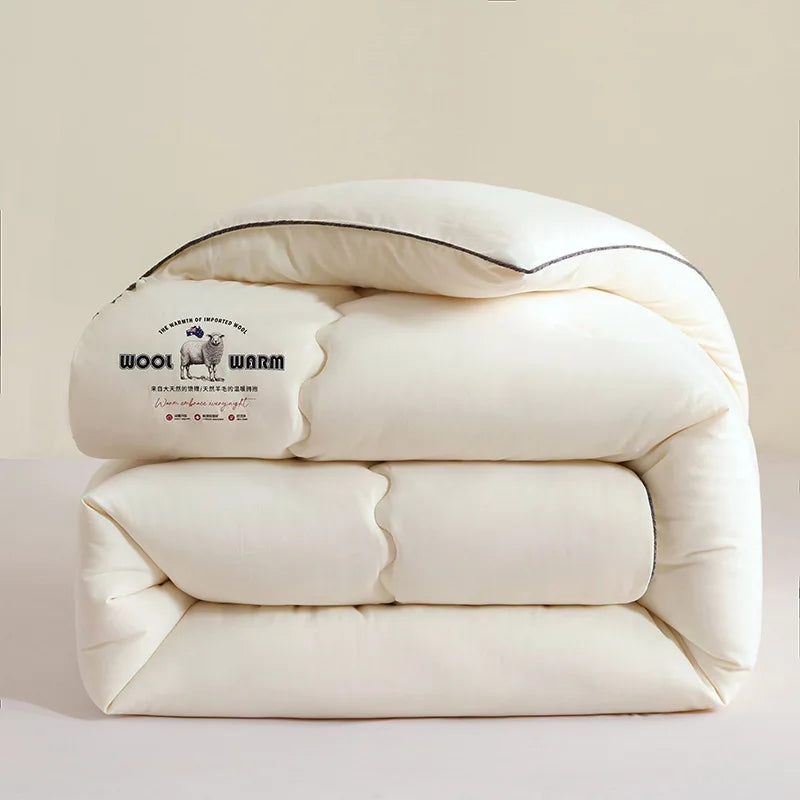 New autumn and winter wool quilt, thick and warm winter quilt, winter quick heating quilt core, universal for all seasons