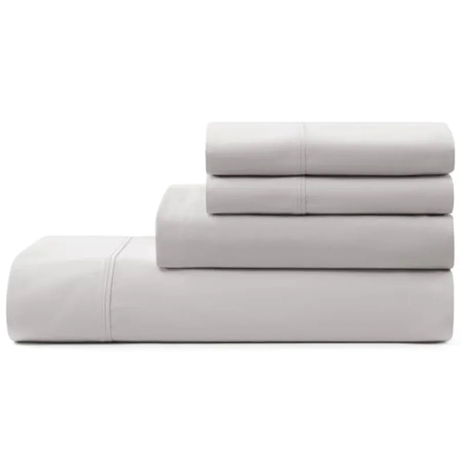 Hedi  Sheet Set 4-Piece ury CoolinSheets Deep Poetremium Beddinwi 2 Pillow Shams Hypoallergenic hine Washable Soft Lightweight