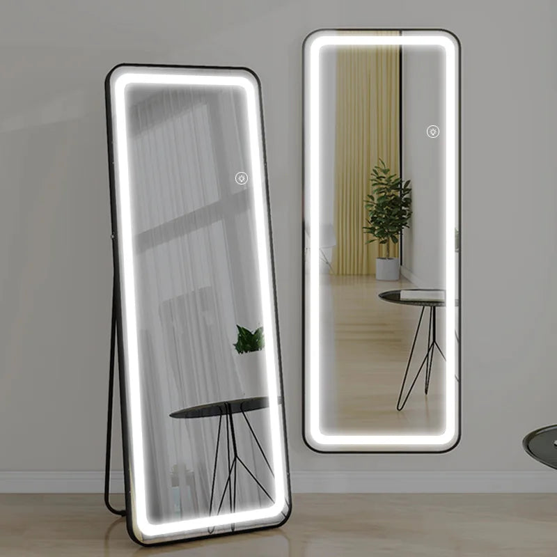 Smart LED with light, full-body , full-length r, fitness, fitting mirror, household