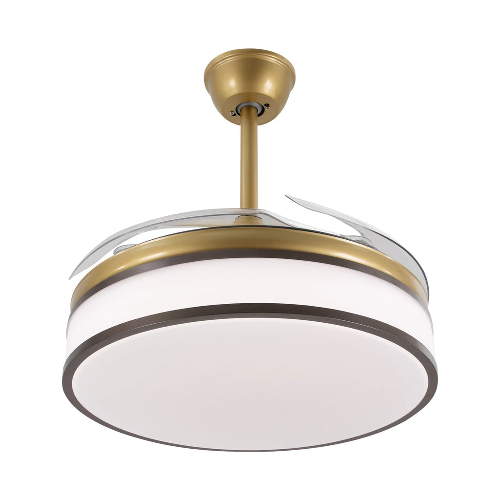 42 Inch Fan Pendant Light，ceiling Fan Light, Ceiling Fan Light with Remote Control, Ceiling Fan Lamp for Bedroom Kitchen